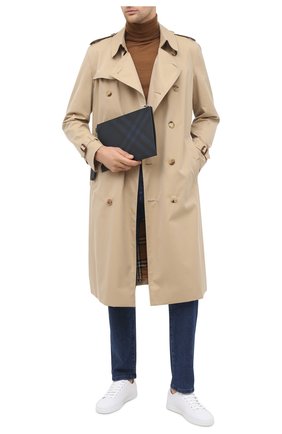 Мужская папка для документов BURBERRY темно-синего цвета по цене 42150 руб., арт. 8022942 | Фото 2 Мужская папка для документов BURBERRY темно-синего цвета, арт. 8022942 | Фото 2