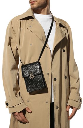 Мужская кожаная сумка robin BURBERRY черного цвета по цене 129500 руб., арт. 8032899 | Фото 2 Мужская кожаная сумка robin BURBERRY черного цвета, арт. 8032899 | Фото 2 (Материал: Натуральная кожа; Размер: mini; Ремень/цепочка: На ремешке)