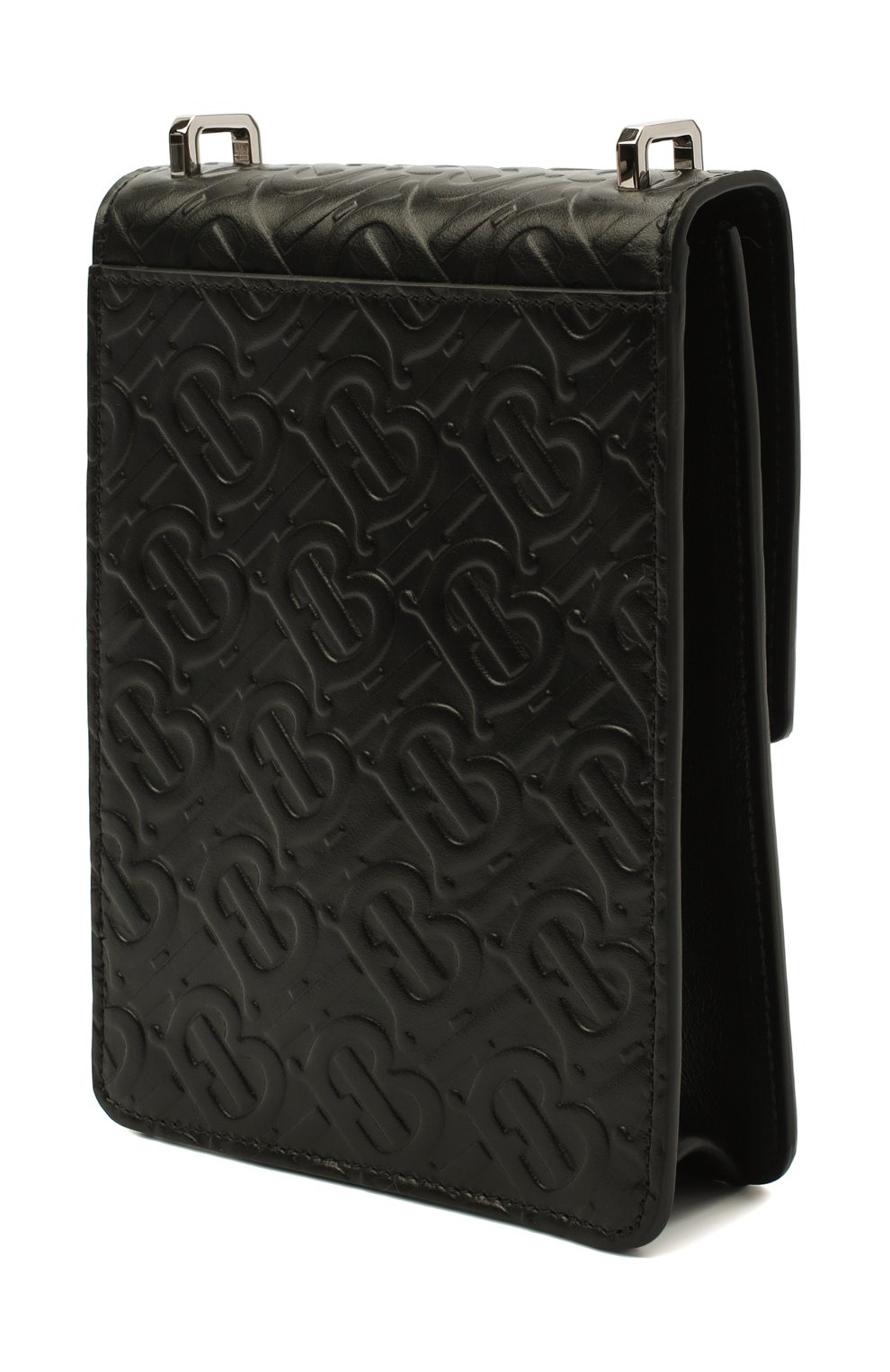 Мужская кожаная сумка robin BURBERRY черного цвета, арт. 8032899 | Фото 5 (Материал: Натуральная кожа; Размер: mini; Ремень/цепочка: На ремешке)