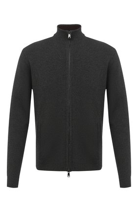 Мужская кардиган из шелка и кашемира RALPH LAUREN темно-серого цвета по цене 113500 руб., арт. 790812519 | Фото 1 Мужская кардиган из шелка и кашемира RALPH LAUREN темно-серого цвета, арт. 790812519 | Фото 1