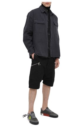 Мужские кожаные кеды vulcanized OFF-WHITE серого цвета по цене 31750 руб., арт. 0MIA085F20LEA0040970 | Фото 2 Мужские кожаные кеды vulcanized OFF-WHITE серого цвета, арт. 0MIA085F20LEA0040970 | Фото 2