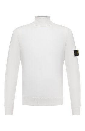 Мужской шерстяная водолазка STONE ISLAND белого цвета по цене 23650 руб., арт. 7315528C4 | Фото 1 Мужской шерстяная водолазка STONE ISLAND белого цвета, арт. 7315528C4 | Фото 1