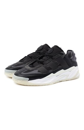 Мужские комбинированные кроссовки niteball ADIDAS ORIGINALS черного цвета по цене 10030 руб., арт. FV4848 | Фото 1 Мужские комбинированные кроссовки niteball ADIDAS ORIGINALS черного цвета, арт. FV4848 | Фото 1