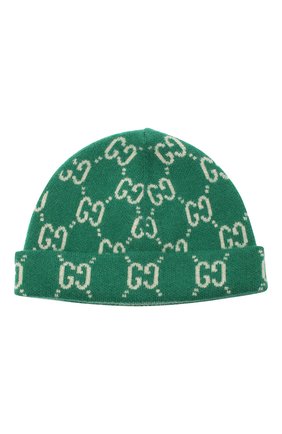 Детского шерстяная шапка GUCCI зеленого цвета по цене 8300 руб., арт. 627559/3K206 | Фото 1 Детского шерстяная шапка GUCCI зеленого цвета, арт. 627559/3K206 | Фото 1