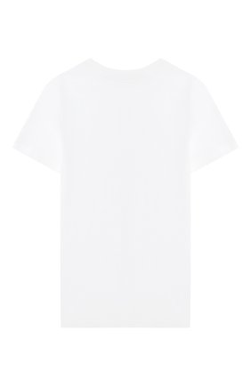 Детская хлопковая футболка MSGM KIDS белого цвета по цене 5655 руб., арт. 025135 | Фото 2 Детская хлопковая футболка MSGM KIDS белого цвета, арт. 025135 | Фото 2