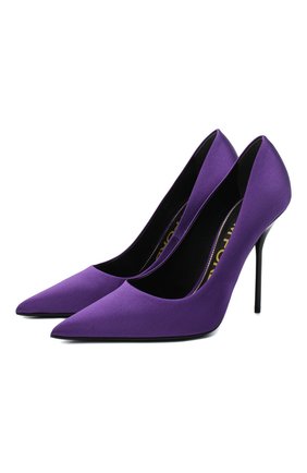 Женские текстильные туфли TOM FORD фиолетового цвета по цене 59950 руб., арт. W2524T-TSA001 | Фото 1 Женские текстильные туфли TOM FORD фиолетового цвета, арт. W2524T-TSA001 | Фото 1