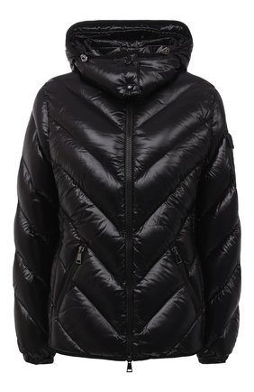 Женский пуховик MONCLER черного цвета по цене 93200 руб., арт. F2-093-1B512-00-C0064 | Фото 1 Женский пуховик MONCLER черного цвета, арт. F2-093-1B512-00-C0064 | Фото 1