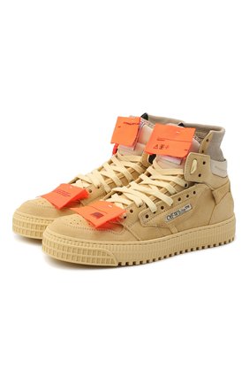 Женские замшевые кеды off-court 3.0 OFF-WHITE бежевого цвета по цене 42900 руб., арт. 0WIA112F20LEA0016100 | Фото 1 Женские замшевые кеды off-court 3.0 OFF-WHITE бежевого цвета, арт. 0WIA112F20LEA0016100 | Фото 1