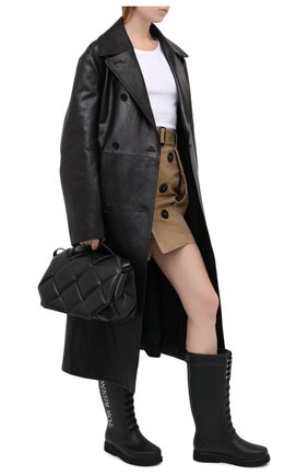 Женские сапоги for riding OFF-WHITE черно-белого цвета по цене 26400 руб., арт. 0WIA133E20PLA0011001 | Фото 2 Женские сапоги for riding OFF-WHITE черно-белого цвета, арт. 0WIA133E20PLA0011001 | Фото 2