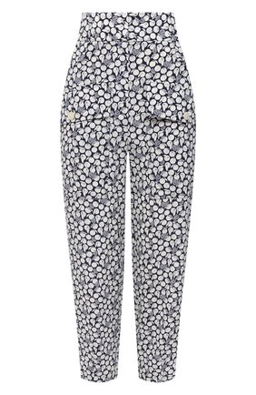 Женские шелковые брюки STELLA MCCARTNEY темно-синего цвета по цене 79950 руб., арт. 601213/SPA22 | Фото 1 Женские шелковые брюки STELLA MCCARTNEY темно-синего цвета, арт. 601213/SPA22 | Фото 1