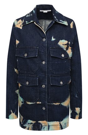 Женская джинсовая куртка STELLA MCCARTNEY темно-синего цвета по цене 103500 руб., арт. 601791/S0H03 | Фото 1 Женская джинсовая куртка STELLA MCCARTNEY темно-синего цвета, арт. 601791/S0H03 | Фото 1