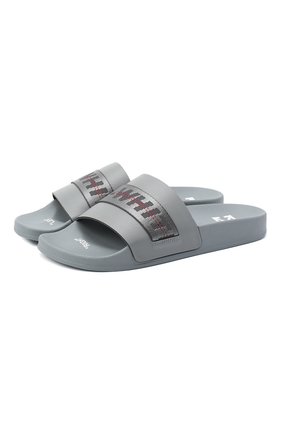 Мужские шлепанцы industrial OFF-WHITE серого цвета по цене 14300 руб., арт. 0MIA088E20FAB0040606 | Фото 1 Мужские шлепанцы industrial OFF-WHITE серого цвета, арт. 0MIA088E20FAB0040606 | Фото 1