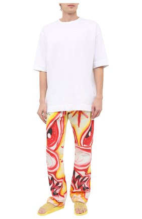 Мужские шлепанцы GIVENCHY желтого цвета по цене 25950 руб., арт. BH300HH0PV | Фото 2 Мужские шлепанцы GIVENCHY желтого цвета, арт. BH300HH0PV | Фото 2
