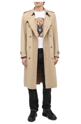 Мужские кожаные кеды ALEXANDER MCQUEEN черного цвета по цене 49200 руб., арт. 610812/WHYBH | Фото 2 Мужские кожаные кеды ALEXANDER MCQUEEN черного цвета, арт. 610812/WHYBH | Фото 2