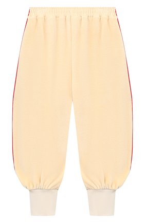 Детские хлопковые брюки GUCCI бежевого цвета по цене 18200 руб., арт. 634414/XJCT8 | Фото 1 Детские хлопковые брюки GUCCI бежевого цвета, арт. 634414/XJCT8 | Фото 1