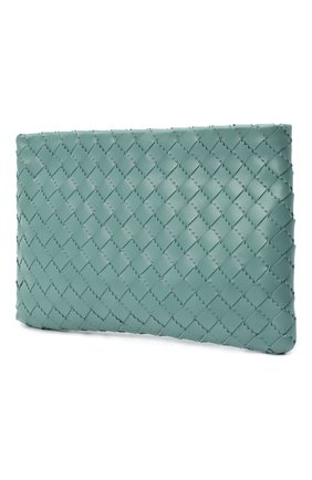 Женские кожаный футляр для документов BOTTEGA VENETA голубого цвета по цене 78550 руб., арт. 608232/VA962 | Фото 2 Женские кожаный футляр для документов BOTTEGA VENETA голубого цвета, арт. 608232/VA962 | Фото 2