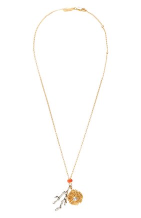 Женская кулон с цепочкой CHLOÉ золотого цвета по цене 39950 руб., арт. CHC20AF040CLB | Фото 1 Женская кулон с цепочкой CHLOÉ золотого цвета, арт. CHC20AF040CLB | Фото 1