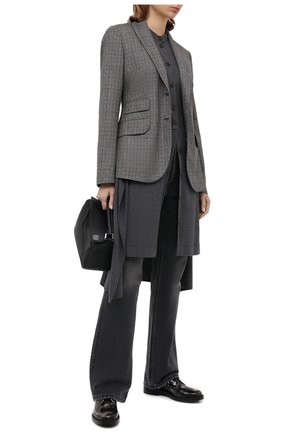Женская кожаные дерби TOD’S черно-белого цвета по цене 39950 руб., арт. XXW59C0DD20SHA | Фото 2 Женская кожаные дерби TOD’S черно-белого цвета, арт. XXW59C0DD20SHA | Фото 2