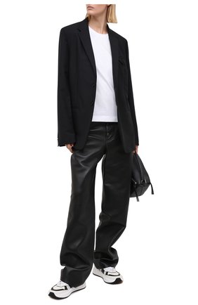 Женская хлопковая футболка DRIES VAN NOTEN белого цвета по цене 12950 руб., арт. 202-11123-1616 | Фото 2 Женская хлопковая футболка DRIES VAN NOTEN белого цвета, арт. 202-11123-1616 | Фото 2