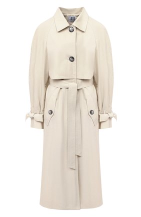 Женский плащ JM STUDIO бежевого цвета по цене 47950 руб., арт. FW202117 | Фото 1 Женский плащ JM STUDIO бежевого цвета, арт. FW202117 | Фото 1
