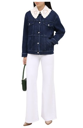 Женская джинсовая куртка STELLA MCCARTNEY темно-синего цвета по цене 78050 руб., арт. 601802/S0H10 | Фото 2 Женская джинсовая куртка STELLA MCCARTNEY темно-синего цвета, арт. 601802/S0H10 | Фото 2