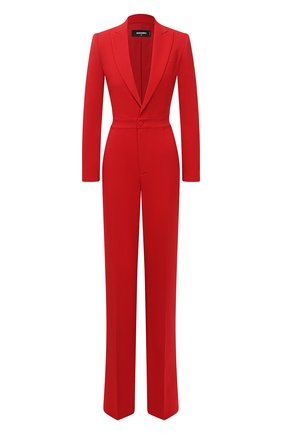 Женский комбинезон из вискозы DSQUARED2 красного цвета по цене 130000 руб., арт. S75FP0110/S48427 | Фото 1 Женский комбинезон из вискозы DSQUARED2 красного цвета, арт. S75FP0110/S48427 | Фото 1