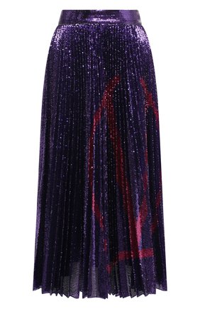 Женская юбка с пайетками VALENTINO фиолетового цвета по цене 193500 руб., арт. UB3MD02E5NF | Фото 1 Женская юбка с пайетками VALENTINO фиолетового цвета, арт. UB3MD02E5NF | Фото 1