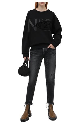 Женские джинсы MOUSSY черного цвета по цене 25200 руб., арт. 025DAC11-2450 | Фото 2 Женские джинсы MOUSSY черного цвета, арт. 025DAC11-2450 | Фото 2