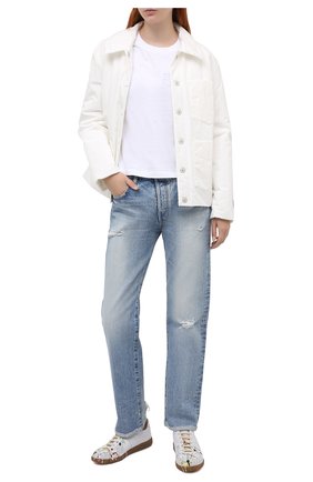 Женские джинсы MOUSSY голубого цвета по цене 29950 руб., арт. 025DAC11-2550 | Фото 2 Женские джинсы MOUSSY голубого цвета, арт. 025DAC11-2550 | Фото 2