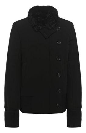 Женская куртка ANN DEMEULEMEESTER черного цвета по цене 128000 руб., арт. 2002-1006-P-184-099 | Фото 1 Женская куртка ANN DEMEULEMEESTER черного цвета, арт. 2002-1006-P-184-099 | Фото 1