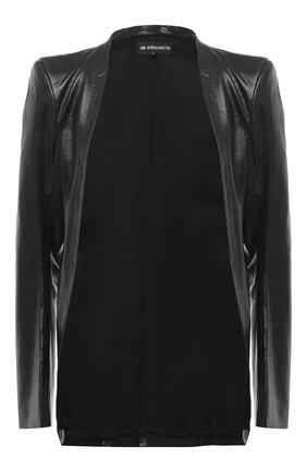 Женский кожаный жакет ANN DEMEULEMEESTER черного цвета по цене 191000 руб., арт. 2002-1009-P-272-099 | Фото 1 Женский кожаный жакет ANN DEMEULEMEESTER черного цвета, арт. 2002-1009-P-272-099 | Фото 1