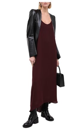 Женский кожаный жакет ANN DEMEULEMEESTER черного цвета по цене 191000 руб., арт. 2002-1009-P-272-099 | Фото 2 Женский кожаный жакет ANN DEMEULEMEESTER черного цвета, арт. 2002-1009-P-272-099 | Фото 2