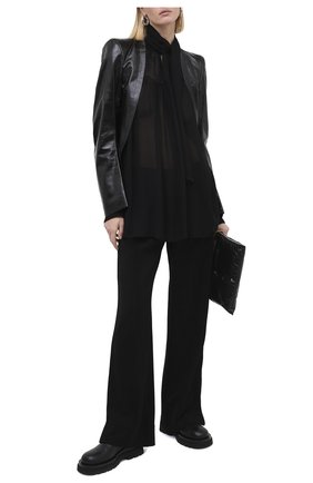 Женские брюки ANN DEMEULEMEESTER черного цвета по цене 67050 руб., арт. 2002-2418-P-222-099 | Фото 2 Женские брюки ANN DEMEULEMEESTER черного цвета, арт. 2002-2418-P-222-099 | Фото 2