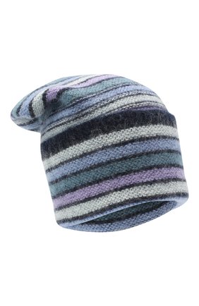 Женская шапка TAK.ORI голубого цвета, арт. HTK70007MA050AW20 | Фото 1 (Материал: Текстиль, Шерсть, Синтетический материал)