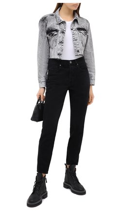Женская джинсовая куртка FRAME DENIM серого цвета по цене 42450 руб., арт. UCJK252 | Фото 2 Женская джинсовая куртка FRAME DENIM серого цвета, арт. UCJK252 | Фото 2