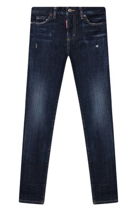 Детские джинсы DSQUARED2 синего цвета по цене 18950 руб., арт. DQ01DX-D001V | Фото 1 Детские джинсы DSQUARED2 синего цвета, арт. DQ01DX-D001V | Фото 1