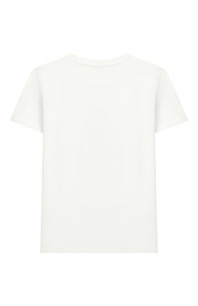Детская хлопковая футболка GUCCI белого цвета по цене 13550 руб., арт. 547559/XJCP2 | Фото 2 Детская хлопковая футболка GUCCI белого цвета, арт. 547559/XJCP2 | Фото 2
