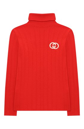 Детская шерстяная водолазка GUCCI красного цвета по цене 36350 руб., арт. 629001/XKBHD | Фото 1 Детская шерстяная водолазка GUCCI красного цвета, арт. 629001/XKBHD | Фото 1 (Материал внешний: Шерсть; Рукава: Длинные; Кросс-КТ: водолазка; Региональные ограничения белый список (Axapta Mercury): RU; Ростовка одежда: 10 - 11 лет | 140 - 146см, 12 лет | 152 см, 4 года | 104 см, 5 лет | 110 см, 6 лет | 116 см, 8 лет | 128 см)