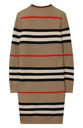 Детское шерстяное платье BURBERRY бежевого цвета по цене 34050 руб., арт. 8031812 | Фото 2 Детское шерстяное платье BURBERRY бежевого цвета, арт. 8031812 | Фото 2 (Материал внешний: Шерсть; Рукава: Длинные; Случай: Повседневный; Девочки Кросс-КТ: Платье-одежда; Ростовка одежда: 10 - 11 лет | 140 - 146см, 12 лет | 152 см, 16 лет | 164 см, 3 года | 98 см, 4 года | 104 см, 6 лет | 116 см, 8 лет | 128 см)