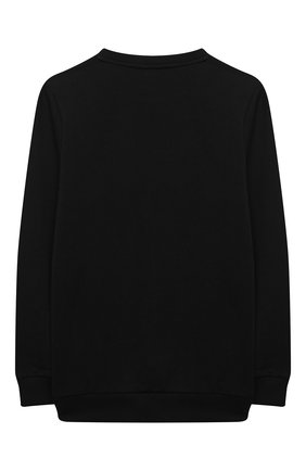 Детский хлопковый свитшот BALMAIN черного цвета по цене 22850 руб., арт. 6N4640/NX300/12-16 | Фото 2 Детский хлопковый свитшот BALMAIN черного цвета, арт. 6N4640/NX300/12-16 | Фото 2