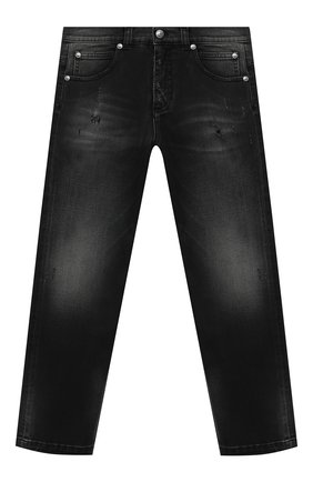 Детские джинсы BALMAIN черного цвета по цене 28500 руб., арт. 6N6680/NA340/4-10 | Фото 1 Детские джинсы BALMAIN черного цвета, арт. 6N6680/NA340/4-10 | Фото 1