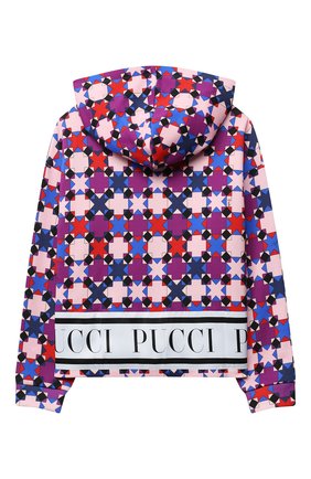Детский хлопковая толстовка EMILIO PUCCI разноцветного цвета по цене 21800 руб., арт. 9N4060/ND770/10-14 | Фото 2 Детский хлопковая толстовка EMILIO PUCCI разноцветного цвета, арт. 9N4060/ND770/10-14 | Фото 2