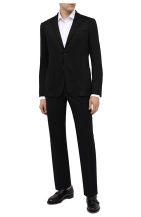 Мужской шерстяной пиджак Z ZEGNA черного цвета по цене 103500 руб., арт. 877750/1V9SG0 | Фото 2 Мужской шерстяной пиджак Z ZEGNA черного цвета, арт. 877750/1V9SG0 | Фото 2