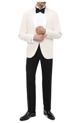 Мужские кожаные оксфорды BRIONI черного цвета по цене 86550 руб., арт. QEF80L/09707 | Фото 2 Мужские кожаные оксфорды BRIONI черного цвета, арт. QEF80L/09707 | Фото 2