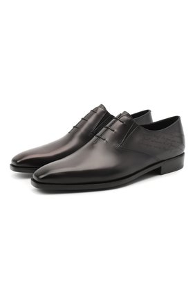 Мужские кожаные оксфорды BERLUTI темно-серого цвета по цене 190500 руб., арт. S5136-002 | Фото 1 Мужские кожаные оксфорды BERLUTI темно-серого цвета, арт. S5136-002 | Фото 1