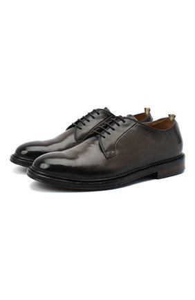 Мужской кожаные дерби OFFICINE CREATIVE серого цвета по цене 39450 руб., арт. H0PKINS/003/AER0 CANY0N | Фото 1 Мужской кожаные дерби OFFICINE CREATIVE серого цвета, арт. H0PKINS/003/AER0 CANY0N | Фото 1