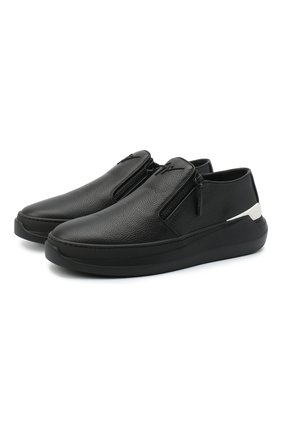 Мужские кожаные слипоны conley zip GIUSEPPE ZANOTTI DESIGN черного цвета по цене 57900 руб., арт. EU00063/004 | Фото 1 Мужские кожаные слипоны conley zip GIUSEPPE ZANOTTI DESIGN черного цвета, арт. EU00063/004 | Фото 1
