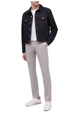 Мужской хлопковые брюки POLO RALPH LAUREN серого цвета по цене 14500 руб., арт. 710644988 | Фото 2 Мужской хлопковые брюки POLO RALPH LAUREN серого цвета, арт. 710644988 | Фото 2