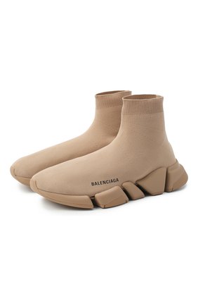 Мужские текстильные кроссовки speed 2.0 BALENCIAGA бежевого цвета по цене 61700 руб., арт. 617239/W1701 | Фото 1 Мужские текстильные кроссовки speed 2.0 BALENCIAGA бежевого цвета, арт. 617239/W1701 | Фото 1