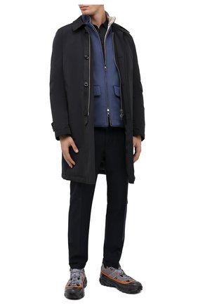 Мужские комбинированные кроссовки arthur BURBERRY серого цвета по цене 51800 руб., арт. 8031140 | Фото 2 Мужские комбинированные кроссовки arthur BURBERRY серого цвета, арт. 8031140 | Фото 2